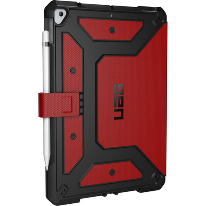 Urban Armor Gear Metropolis Series Rugged Folio Case for  iPad 10.2"  ( 9/8/7th  Gen ) - Magma