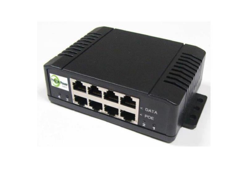 Tycon High Power 4 Port Midspan PoE Injector