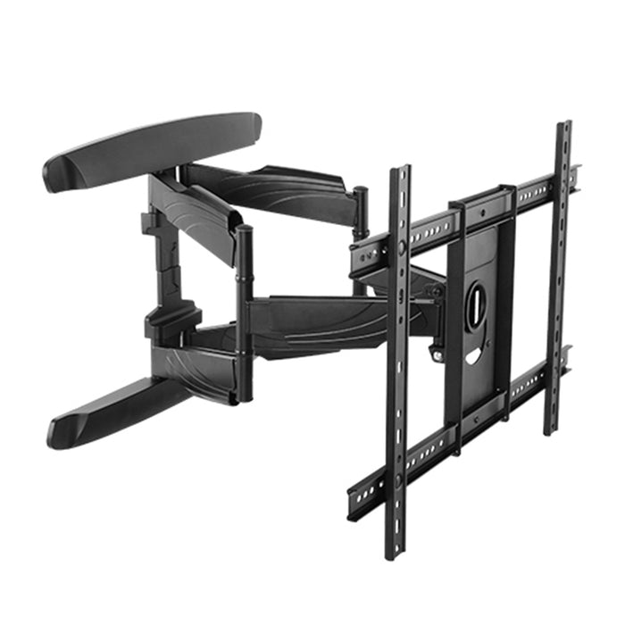 KONIC 37"-70" Full-Motion TV Wall Mount - Snap-in VESA PLATE - Weight Capacity 45kg - Swivel Range +90~-90