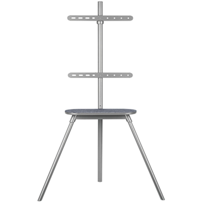 KONIC 42"-65" Tripod Stylish Easel Studio TV Floor Stands With Felt Shelf - Weight Capacity 40kg - Swivel Range +70~-70   Max 400X400mm VESA