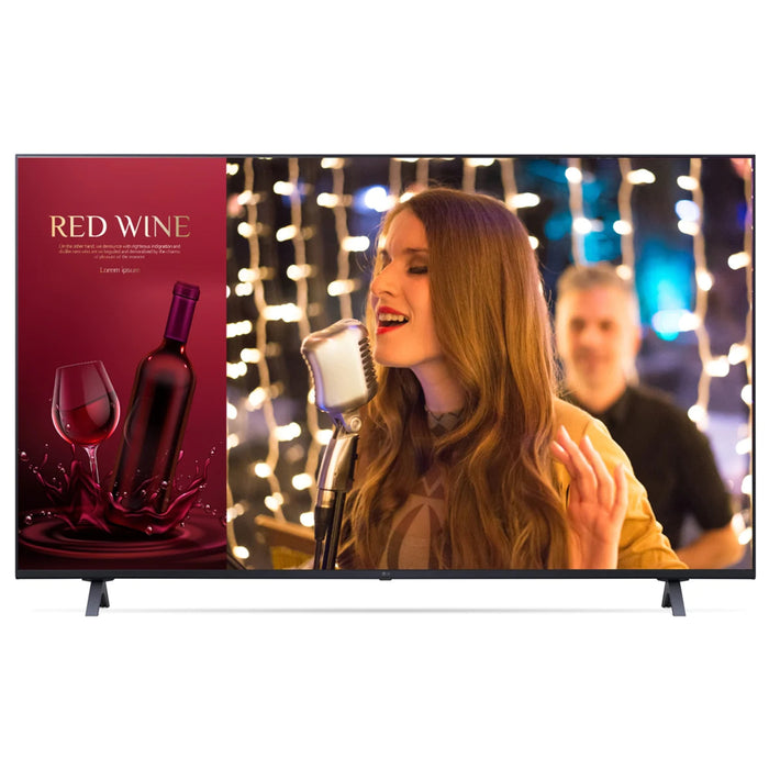 LG 65", UHD, 16:9, 400NIT, 16/7, WEBOS COMMERCIAL TV SIGNAGE, 3YRS ON-SITE WARRANTY