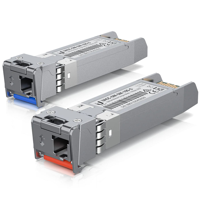 Ubiquiti Twin Pack of 0.5-10km 10Gbps Single Mode Fiber Modules 1270nm / 1330nm
