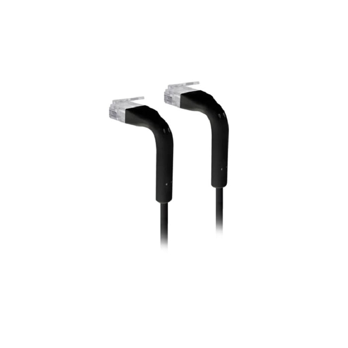 UniFi Black patch cable with both end bendable RJ45