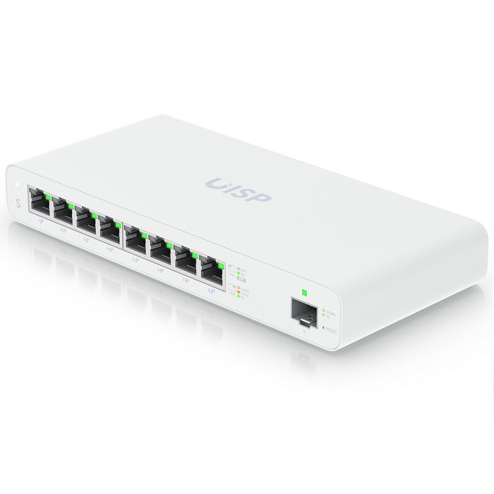 Ubiquiti UISP 8 Port Gigabit PoE switch for MicroPoP Applications