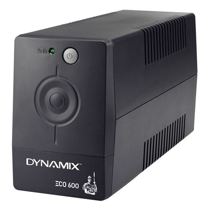 Dynamix UPSE600 ECO Range 600VA (360W) Line Interactive UPS. 2x NZ Power Sockets with a Battery Backup & Surge Protection. AC Input. Fuse/Circuit Breaker. Smart Monitoring Software & USB Included