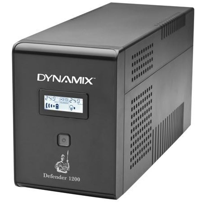 Dynamix UPSD1200 Defender 1200VA (720W) Line Interactive UPS 3x NZ Power Sockets with Surge+Battery Backup 3x NZ Power Sockets with Surge 936J Netguard Smart Monitoring USB Cable Included