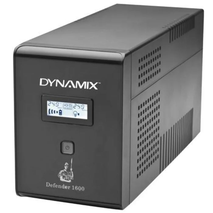 Dynamix UPSD1600 Defender 1600VA (960W) Line Interactive UPS 3x NZ Power Sockets with Surge+Battery Backup 3x NZ Po 3x NZ Power Sockets with Surge 936J LCD Status Display