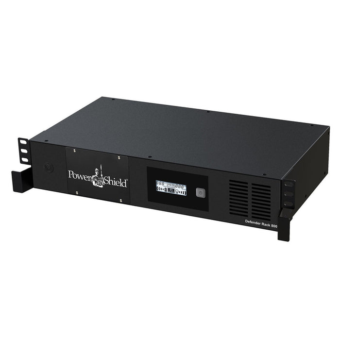 PowerShield PSDR800  Defender Rackmount      800VA (480W) Line Interactive UPS 6x NZ Power Sockets with Surge + Battery Backup Compatible with ALL Wall Mounted Racks