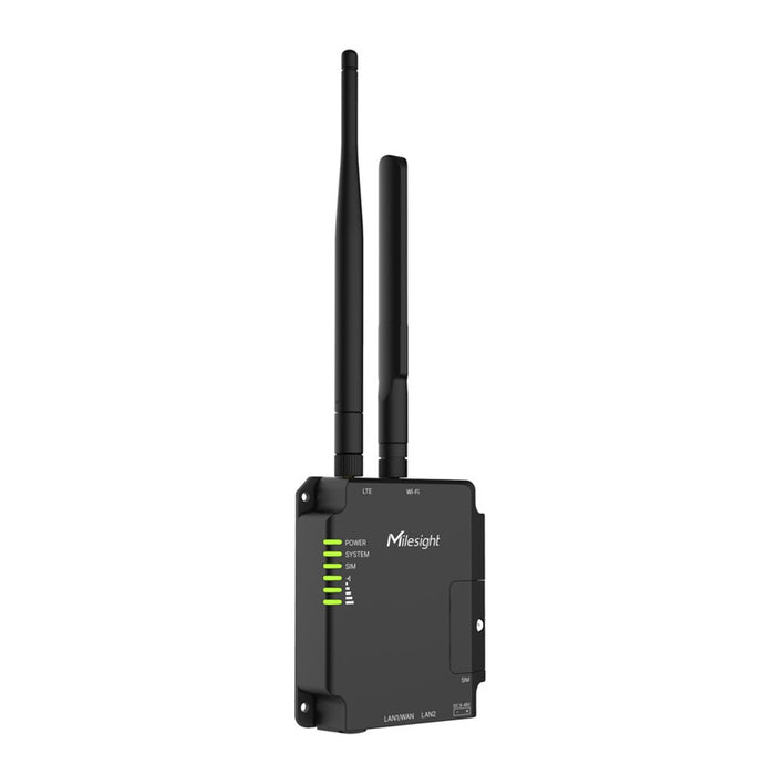 Milesight UR32S 3G/4G/LTE Cellular CCTV Router with Wi-Fi, NXP Processor, IP30 Protection with Metal Housing