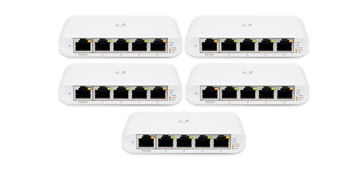 Ubiquiti 5-Pack UniFi Compact 5 Port Gigabit Switch