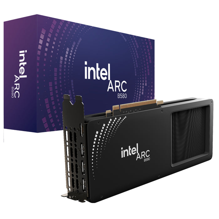 Intel Arc B580 12GB GDDR6 Graphics Card 2.5 Slot - 1x 8 Pin Power - 600W PSU Recommended