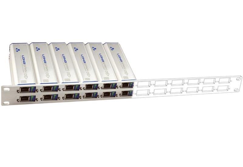 Veracity LONGSPAN 1U 19inch Rack Mount for up to 24x LONGSPAN Devices VLS-1U