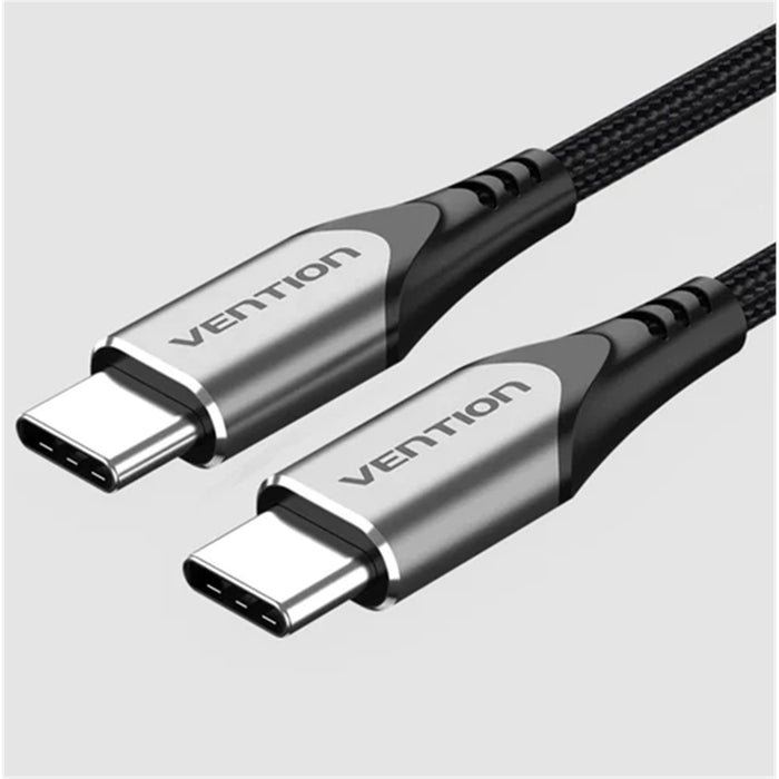 Vention TADHH  USB 2.0 C Male to C Male Cable 2M Gray Aluminum Alloy Type