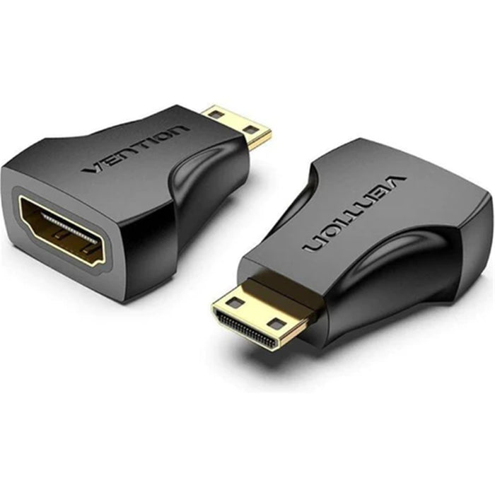 Vention AISB0  Mini HDMI Male to HDMI Female Adapter Black