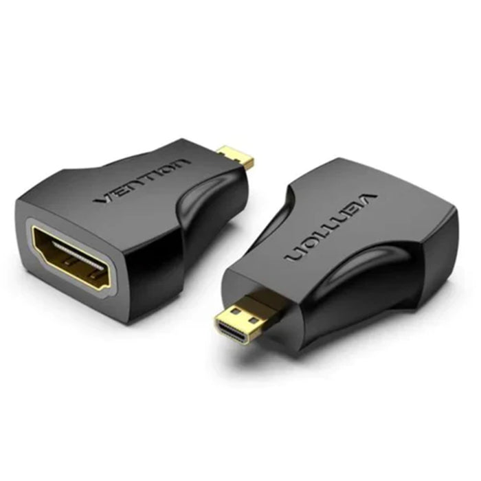 Vention AITB0  Micro HDMI Male to HDMI Female Adapter Black