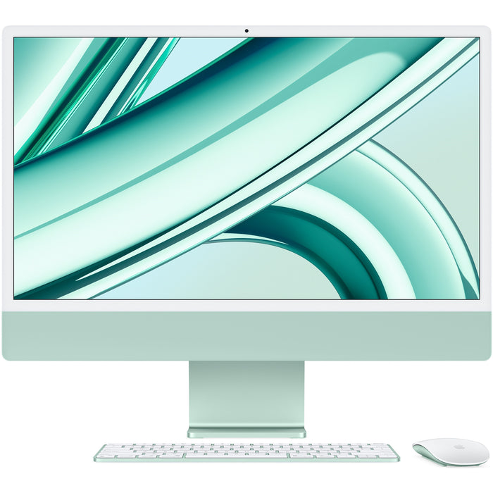 Apple iMac 24" 4.5K Retina Display with Apple M3 Chip - Green 16GB RAM - 512GB Storage - 8 Core CPU - 8 Core GPU - Gigabit Ethernet - Magic Keyboard  & Magic Mouse