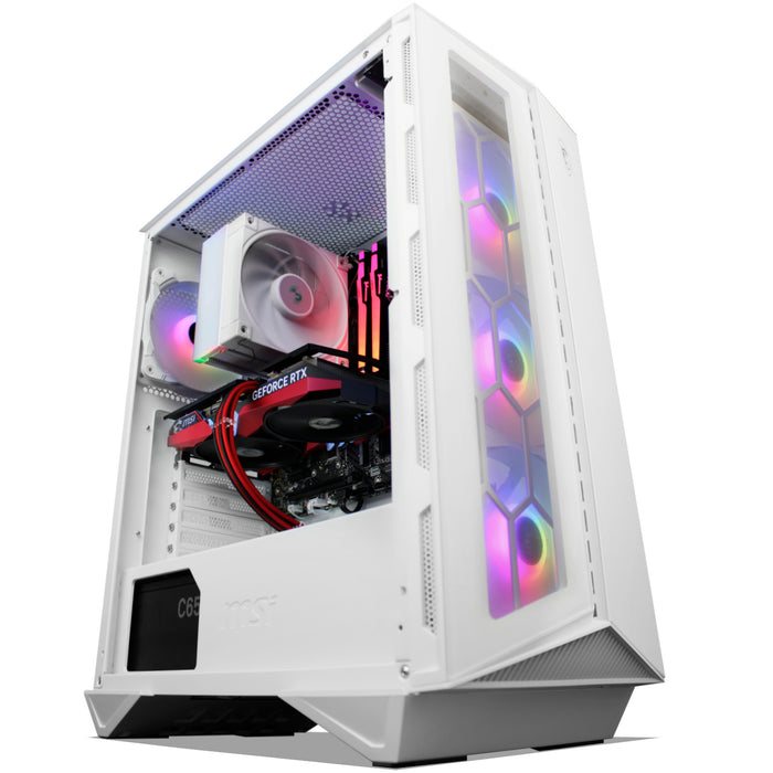 GGPC RTX 4060 Gaming PC Intel Core i5 14400F 10 Core - 16GB DDR5 RGB RAM - 1TB NVMe SSD - NVIDIA GeForce RTX4060 8GB Graphics - AX WiFi 6 + Bluetooth - Windows 11 Home