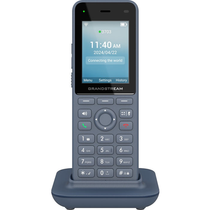 Grandstream WP826 Cordless Dual-Band Wi-Fi 6 IP Phone with 12-hour talk time