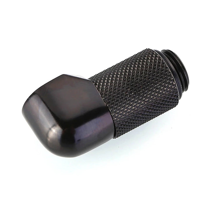 BYKSKI 90 Degree Rotary Elbow Fitting Black G1/4 Male to Female 20mm Extension Joint