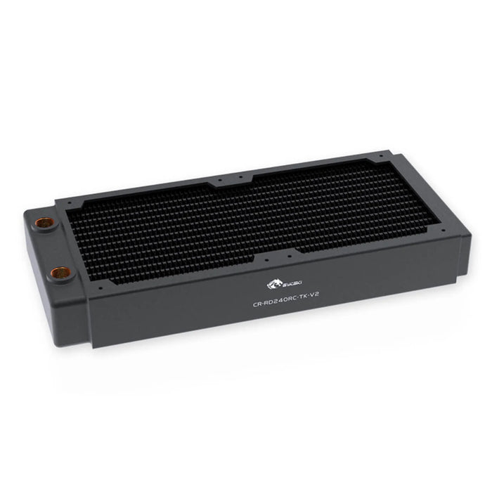 BYKSKI Radiator 240 Black 240mm Pure Copper Radiator 40mm Thick