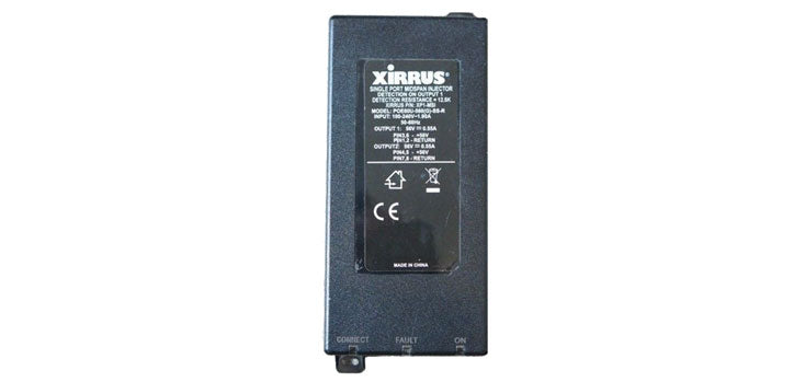 Xirrus 30W PoE+ 802.3af/at Compliant Midspan Injector