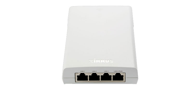 Xirrus XR-320 Indoor 2x2 Wall Plate Wi-Fi Access Point with Dual Radio 11ac/11n, Requires XMS