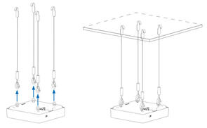 Suspend mount kit for APX 320 530 740 Access Points