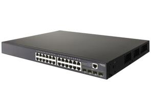 24-Port Gigabit L2+/L3 Lite Managed PoE+ Switch 4 SFP 802.3af/at PoE