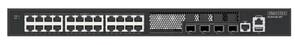 24-Port 10/100/1000 Mbps (Gigabit) Managed Switch with 4x 10GigE SFP+