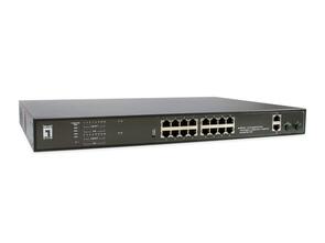 20-Port Gigabit PoE+ Switch 16 x 802.3af/at PoE Ports