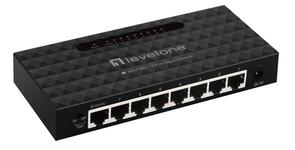 8-Port Gigabit Ethernet Switch Unmanaged Desktop Sized