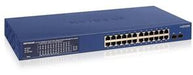 24-Port Gigabit Managed PoE Switch 2 SFP 802.3at PoE+ 380W Insight