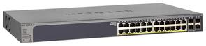 24-Port Gigabit Managed Switch 4 SFP 802.3at PoE+ 380W