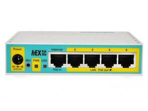 RouterBoard hEX Lite Router Passive PoE