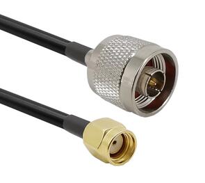 N-Male to RP-SMA-Male Cable for Wi-Fi antennas 1m