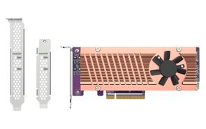 Dual M.2 PCIe SSD expansion card for NAS PC or Server