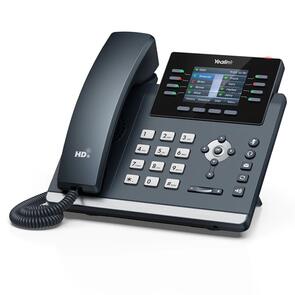 IP Phone Dual GigE 2.8in LCD PoE Built-in WiFi and Bluetooth