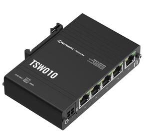 5-Port Ethernet Switch integrated DIN mounting