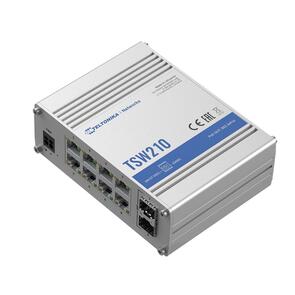 8-Port Gigabit Ethernet Switch with 2x SFP Industrial Grade