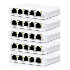 5-Pack of 5-Port Managed Gigabit Switch (PSU not included)