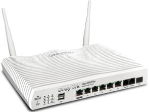 ADSL / VDSL / UFB Router with Firewall and VPN VoIP 11ac WiFi